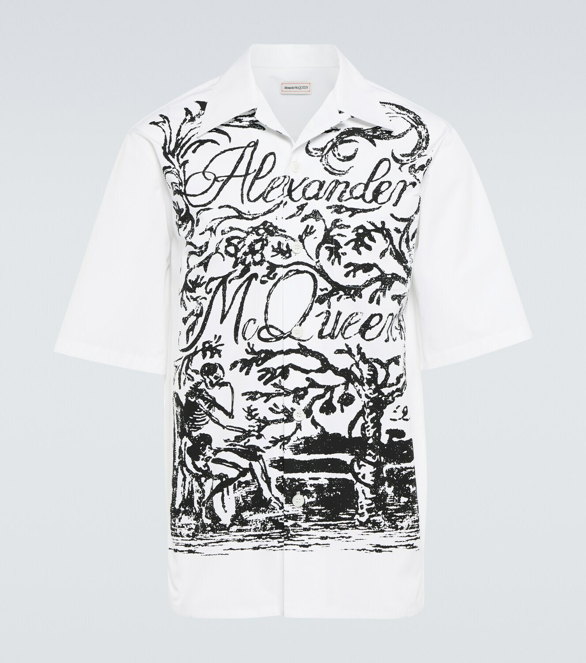 Alexander McQueen Printed cotton shirt Alexander McQueen