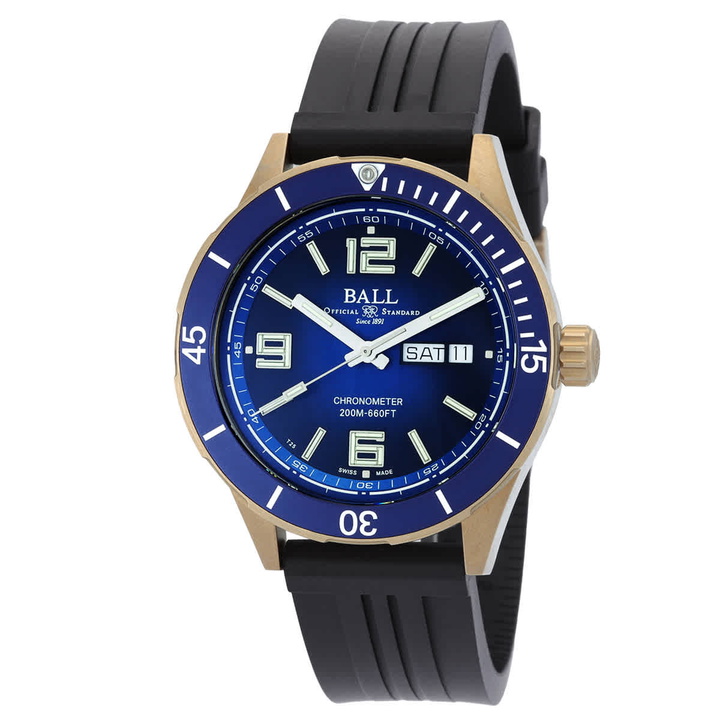 Photo: Ball Roadmaster Automatic Blue Dial Ladies Watch DM3070B-P1CJ-BE