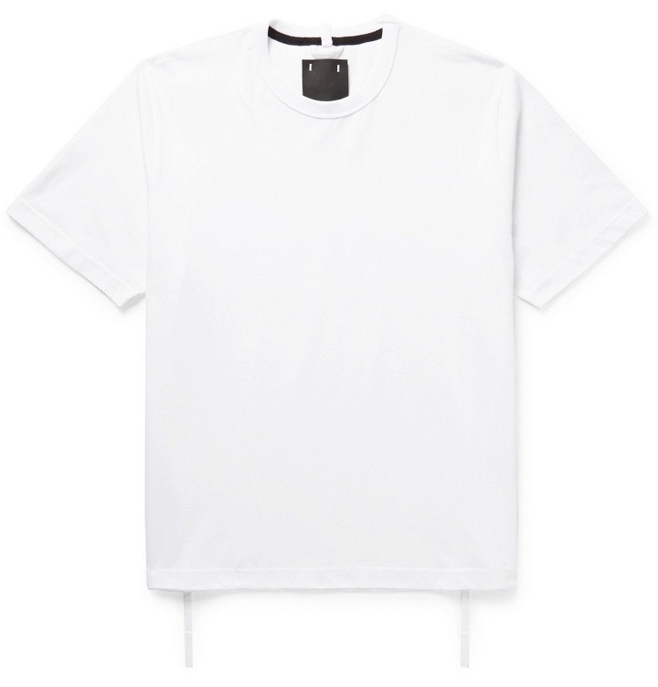 Photo: Craig Green - Poplin-Trimmed Cotton-Jersey T-Shirt - Men - White