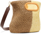 Marni Brown & Yellow Paper Raffia Seaside Bag