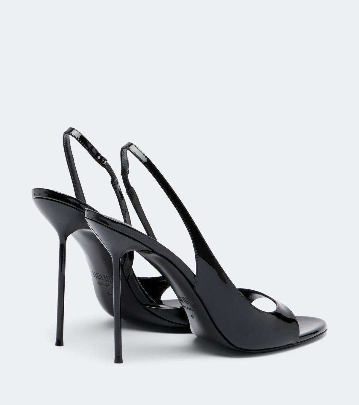 Paris Texas Lidia patent leather slingback sandals
