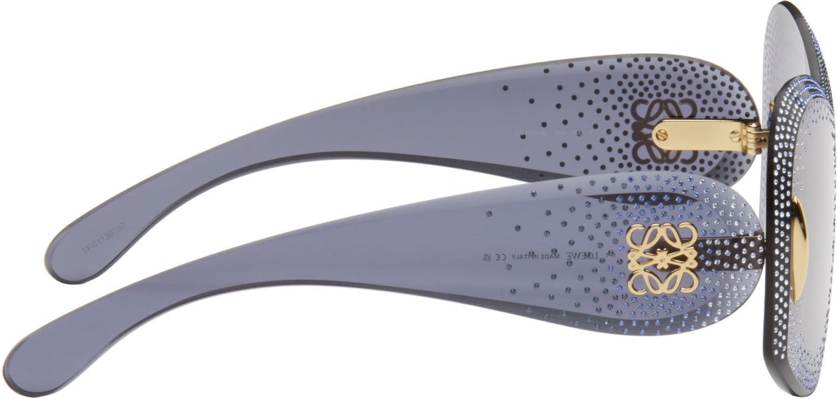 LOEWE Blue Starry Night Mask Sunglasses