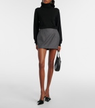 Wardrobe.NYC Wool miniskirt