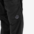 C.P. Company Men's Chrome-R Loose Cargo Pants in Black