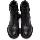 Maison Margiela Black Airbag Heel Lace-Up Boots