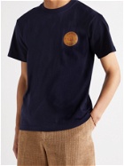 Nicholas Daley - Kata Printed Cotton-Jersey T-Shirt - Blue