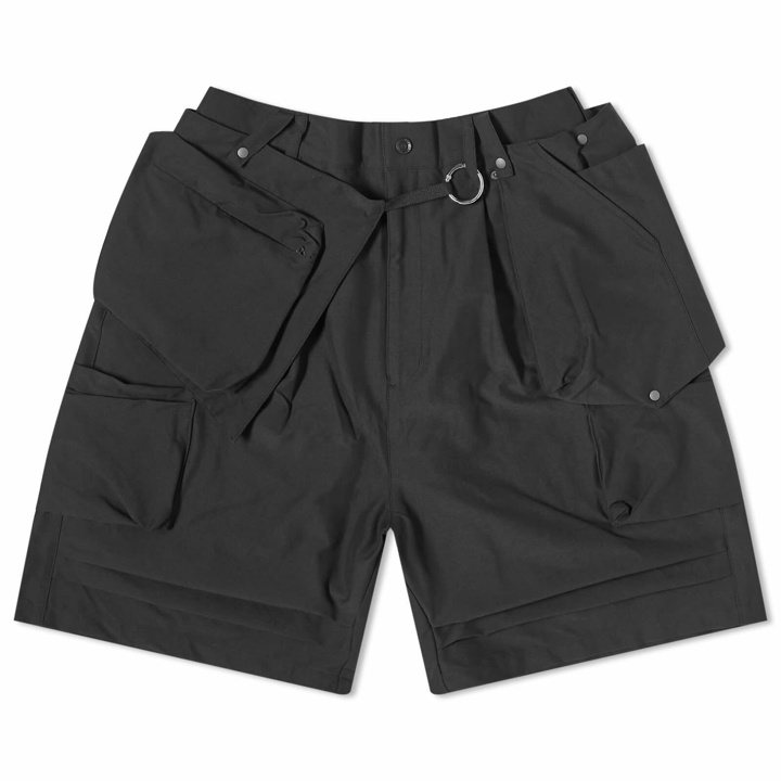 Photo: GOOPiMADE Men's MOX-01 Yoroi- Utility Pocket Shorts in Shadow