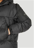 Hooded Puffer Jacket in Black