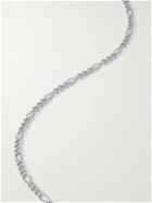 Tom Wood - Bo Slim Recycled Rhodium-Plated Chain Bracelet - Silver