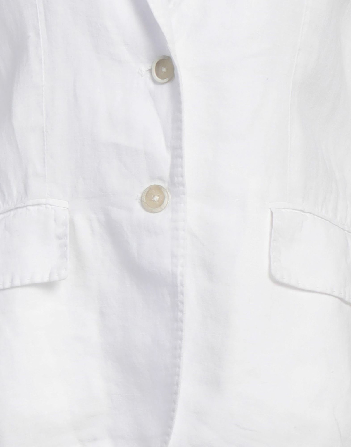 120% Lino Womens Blazer in White