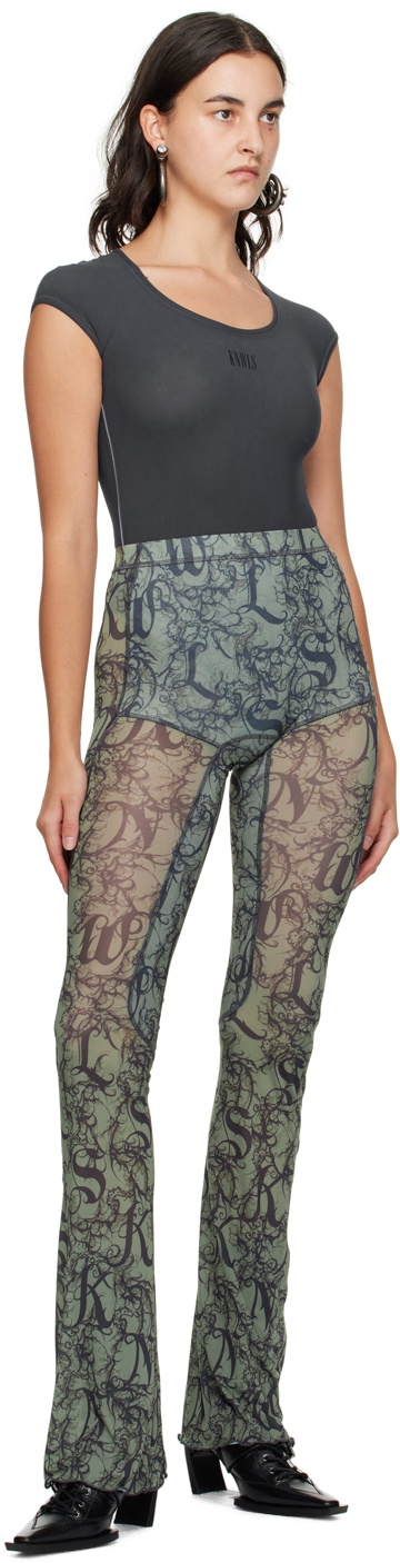 KNWLS Gray Lily Bodysuit