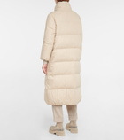 Brunello Cucinelli - Virgin wool flannel down coat