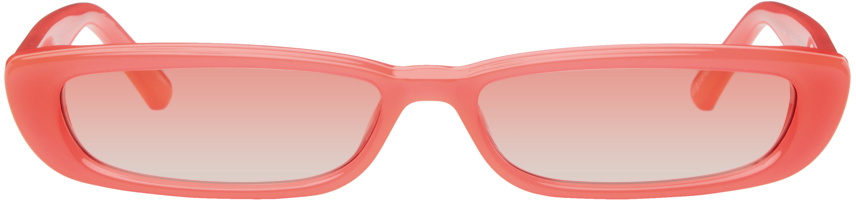 The Attico Pink Linda Farrow Edition Thea Sunglasses The Attico display picture 1