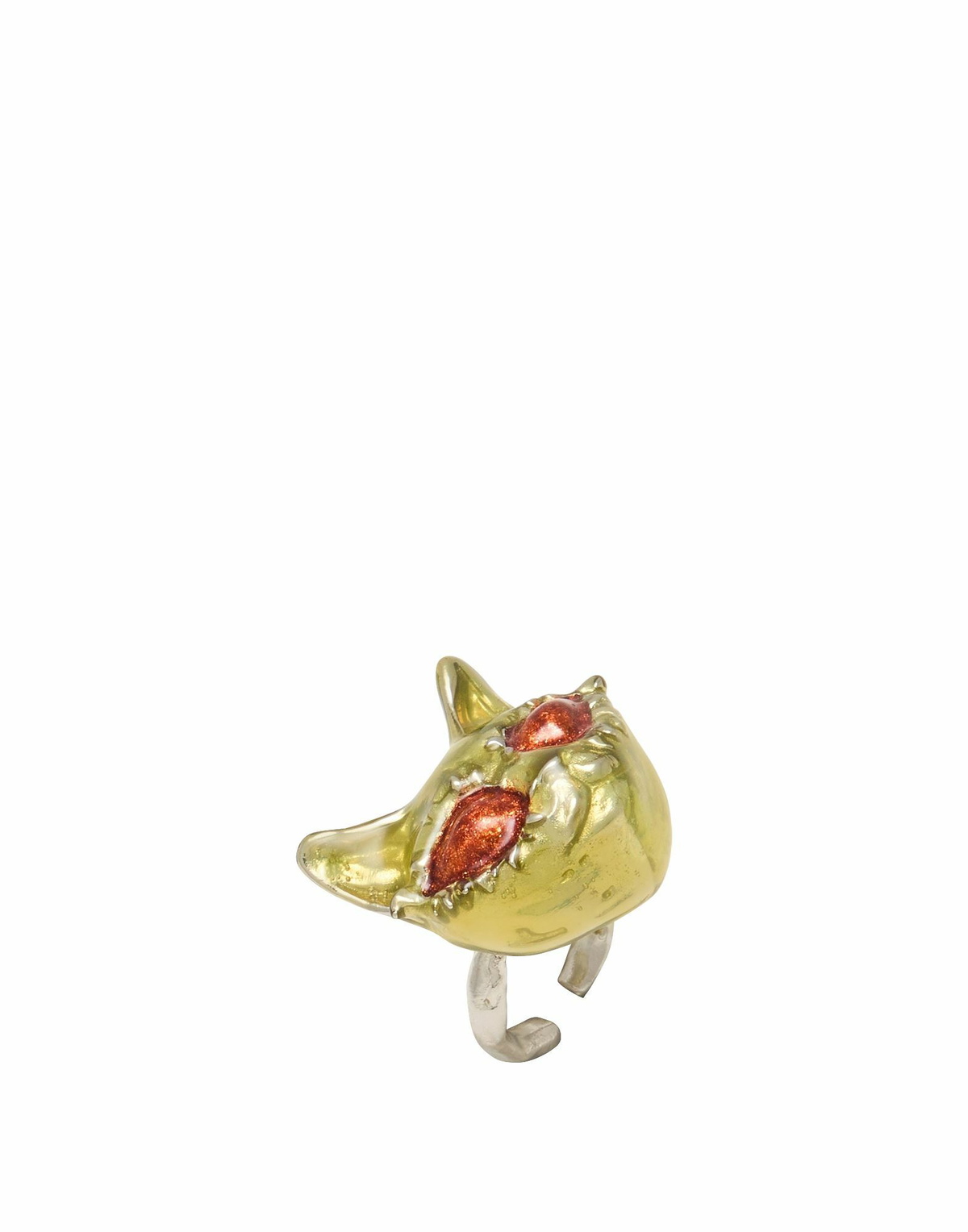 Roger Vivier Womens Ring Lime in Green