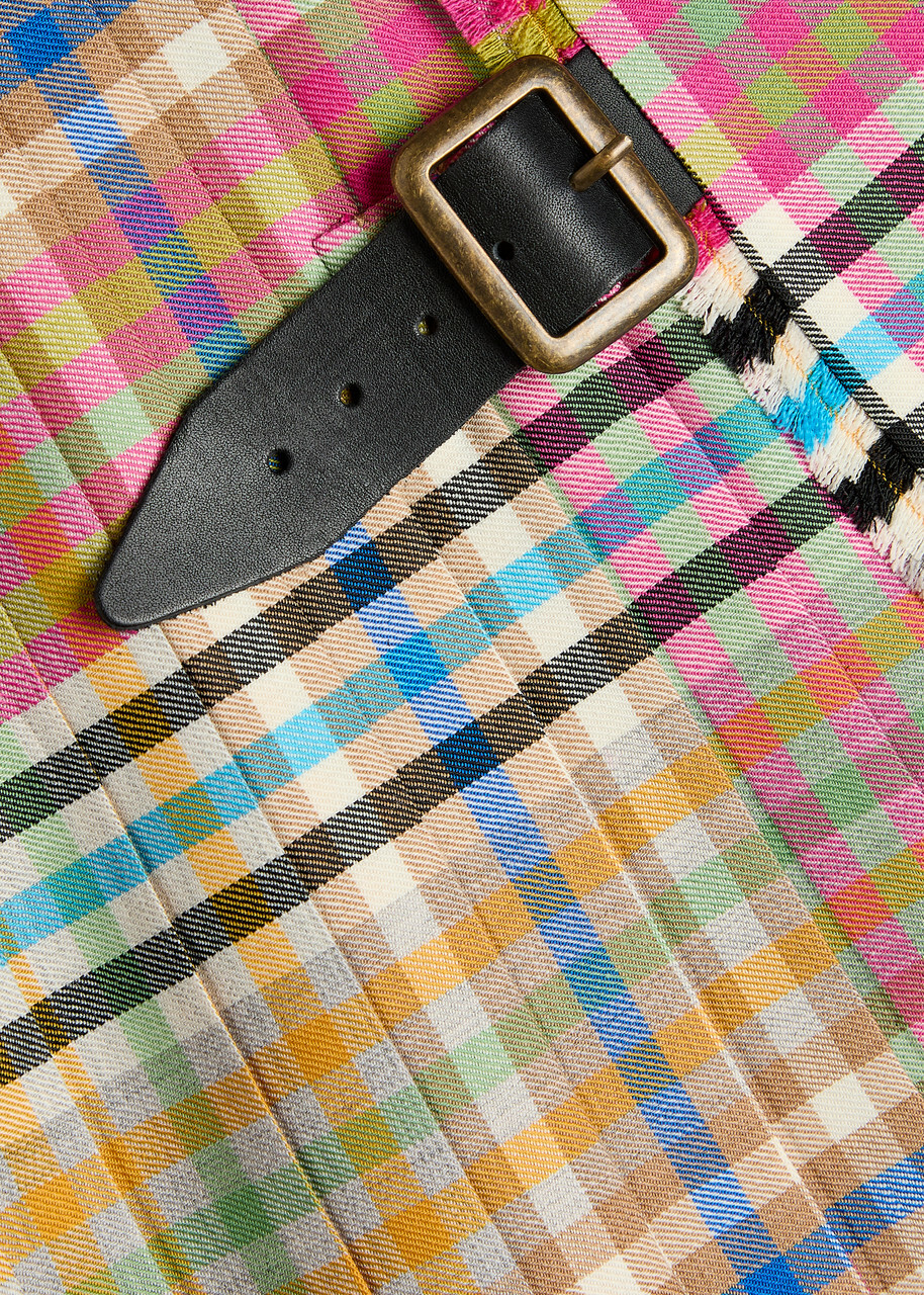 Vivienne Westwood Checked Wool Mini Kilt Multicoloured 1