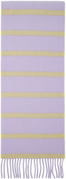 Acne Studios Purple Narrow Scarf