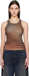 Praying Brown Cheetah Tank Top