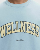 Sporty & Rich Wellness Ivy Crewneck China Blue - Mens - Sweatshirts