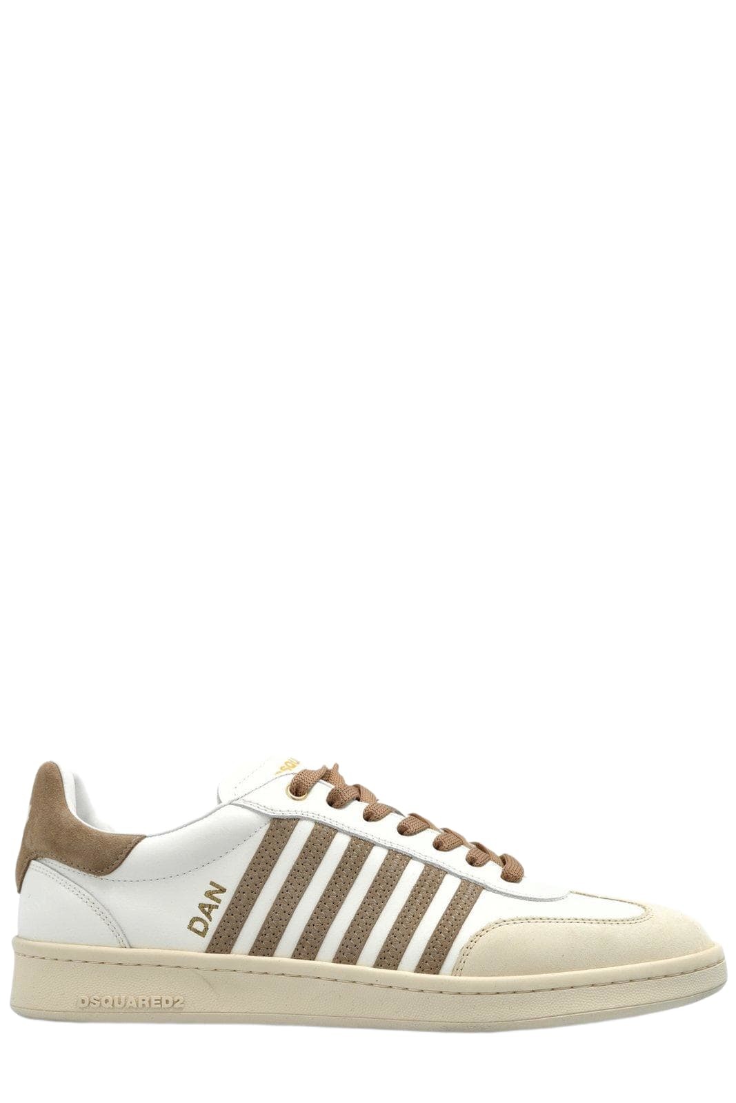 Dsquared2 Off-White Dirty Boxer Sneakers Dsquared2