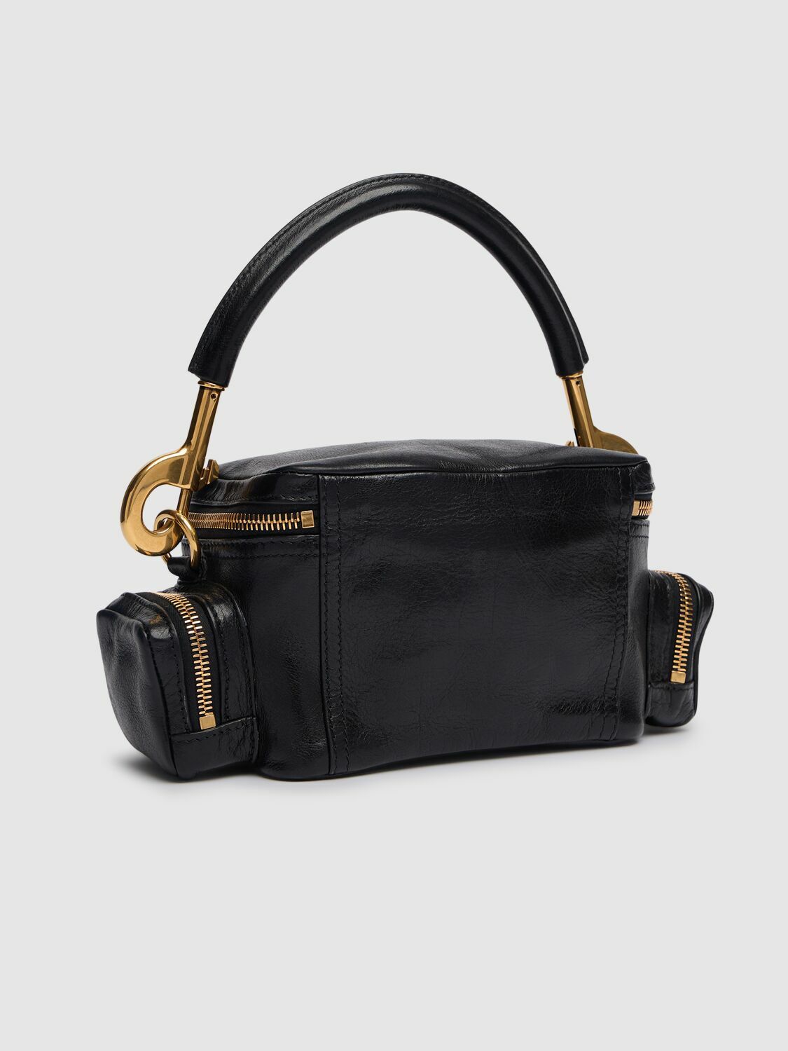 CHLOÉ Small Camera Glossy Leather Bag