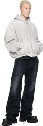 ALEXANDER DIGENOVA Gray Underground Canvas Jacket