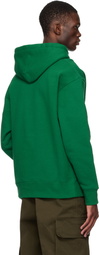 Valentino Green Cotton 'Panther' Print Hoodie