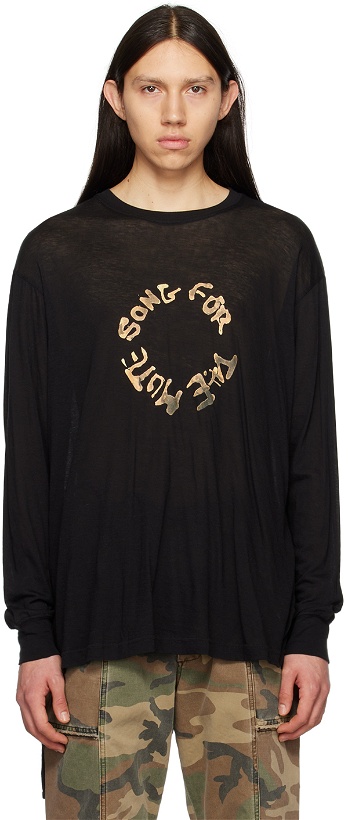 Photo: Song for the Mute Black Crewneck Long Sleeve T-Shirt