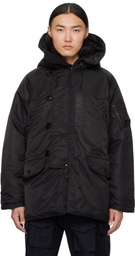 BEAMS PLUS Black MIL Type N-3B Down Jacket