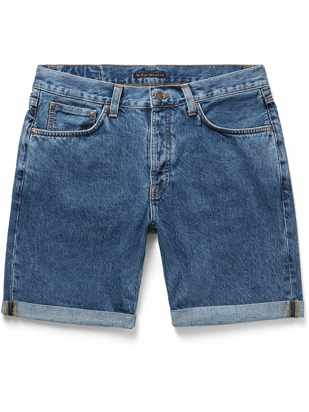 Photo: Nudie Jeans - Josh Straight-Leg Denim Shorts - Blue
