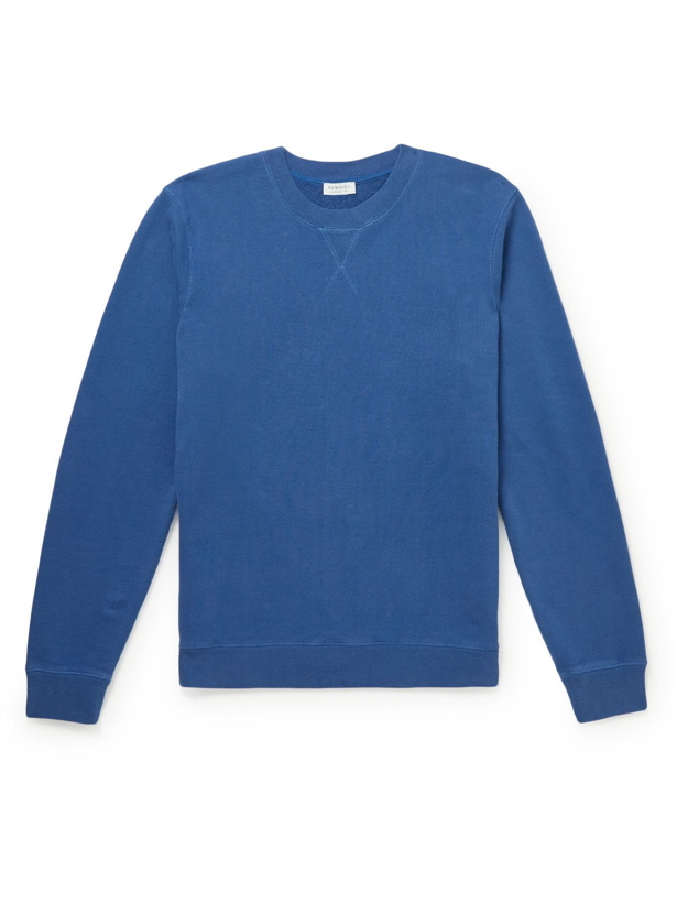 Photo: SUNSPEL - Cotton-Jersey Sweatshirt - Blue