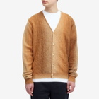 Percival Men's Ombre Knitted Cardigan in Brown