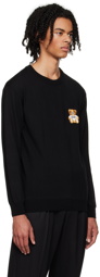 Moschino Black Teddy Bear Sweater