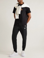Nike - NSW Tapered Cotton-Blend Jersey Sweatpants - Black