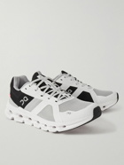 ON - Cloudrunner Rubber-Trimmed Mesh Running Sneakers - Gray