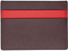 Marni Brown & Red Printed Card Holder