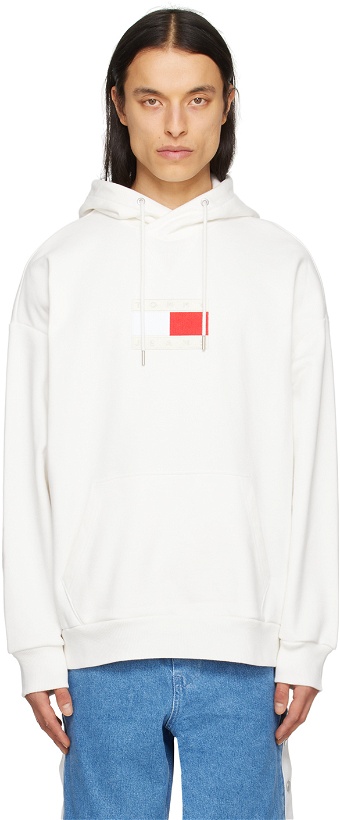Photo: Tommy Jeans White Flag Hoodie