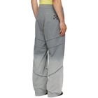 Off-White Gray Garment Dye Slouchy Track Pants