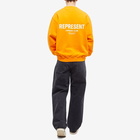 Represent Men's Owners Club Crew Sweat in Neon Orange