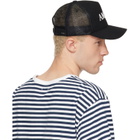 AMIRI Black 'Amiri' Core Logo Trucker Cap