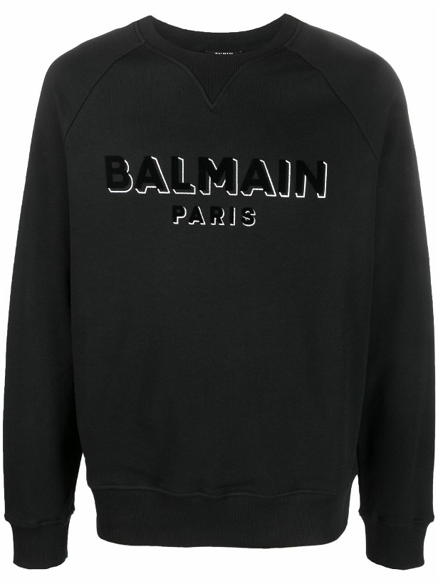 Photo: BALMAIN - Cotton Sweatshirt
