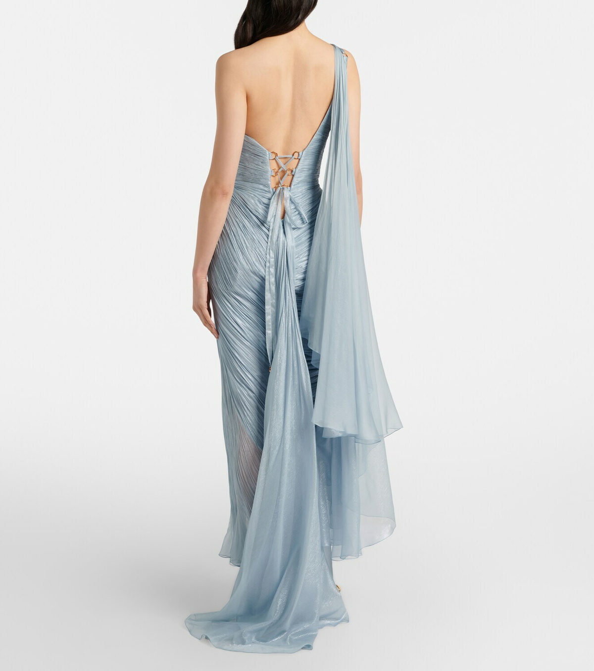 Maria Lucia Hohan Florencia one-shoulder silk gown