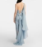 Maria Lucia Hohan Florencia one-shoulder silk gown