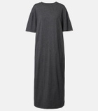 Extreme Cashmere N°321 Kris cotton and cashmere maxi dress