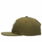 Maharishi Men's Paper Cut 6 Panel Cap in Olive Og-107F 