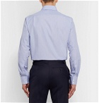 Turnbull & Asser - Blue Cutaway-Collar Striped Cotton Shirt - Blue