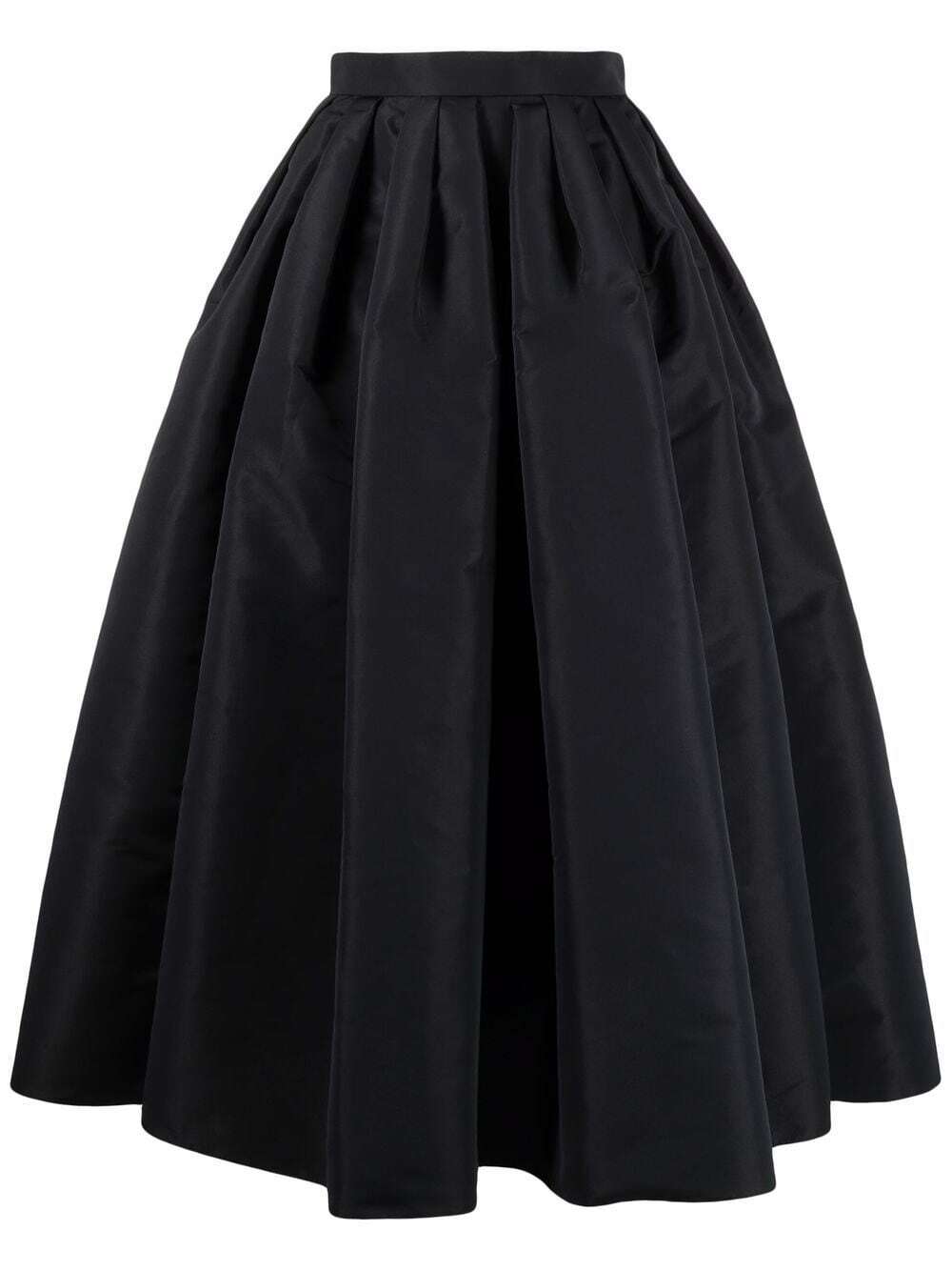 ALEXANDER MCQUEEN - Pleated Midi Skirt Alexander McQueen