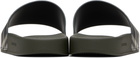 Burberry Green Check Slides
