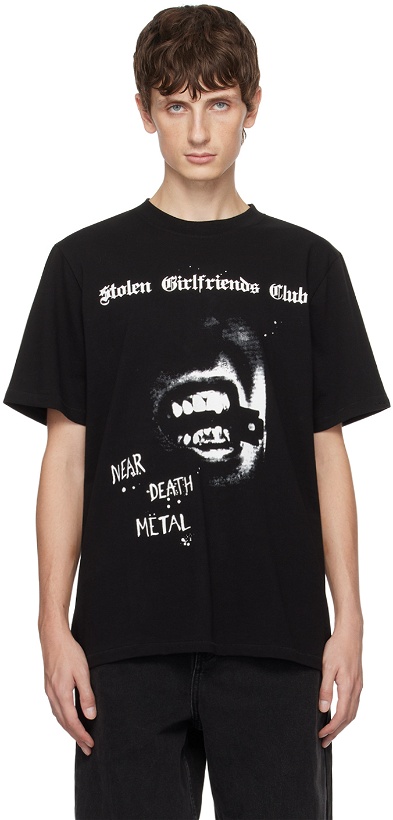 Photo: Stolen Girlfriends Club Black 'Near Death' T-Shirt