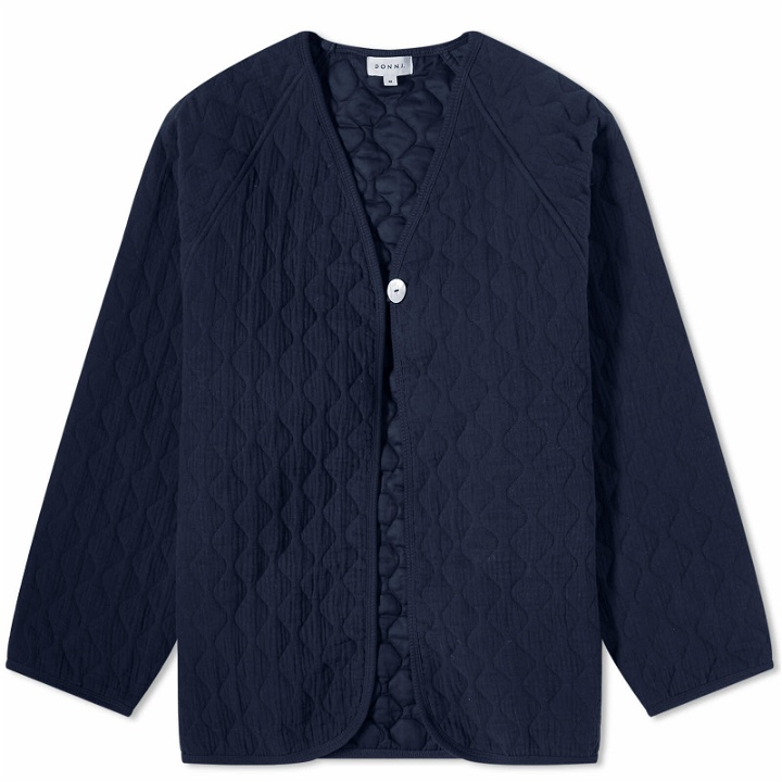 Photo: DONNI. Women's Quilted Jacket in Navy