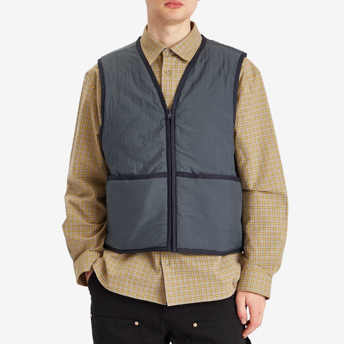 Merely Made Men's Reversible Vest in Blue
